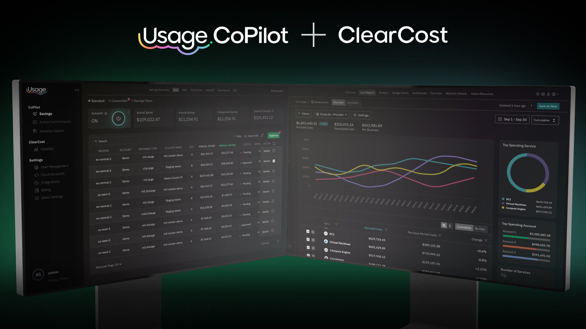 Industry First ClearCost Now Included With Your Usage.AI AWS Savings Autopilot Subscription